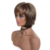 Lace Brown Short Hair Wig